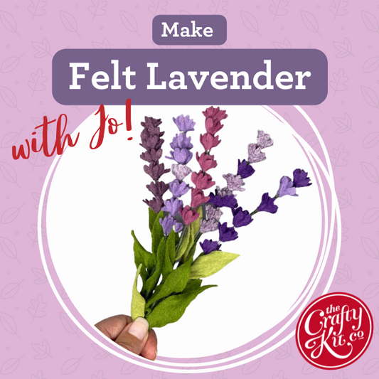 Make a Bunch of Felt Lavender with Jo! The Crafty Kit Company