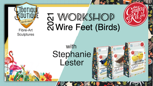 Make Wire Feet for Needle Felt Birds!