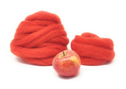 Felting Wool - Speckle Marmalade Orange