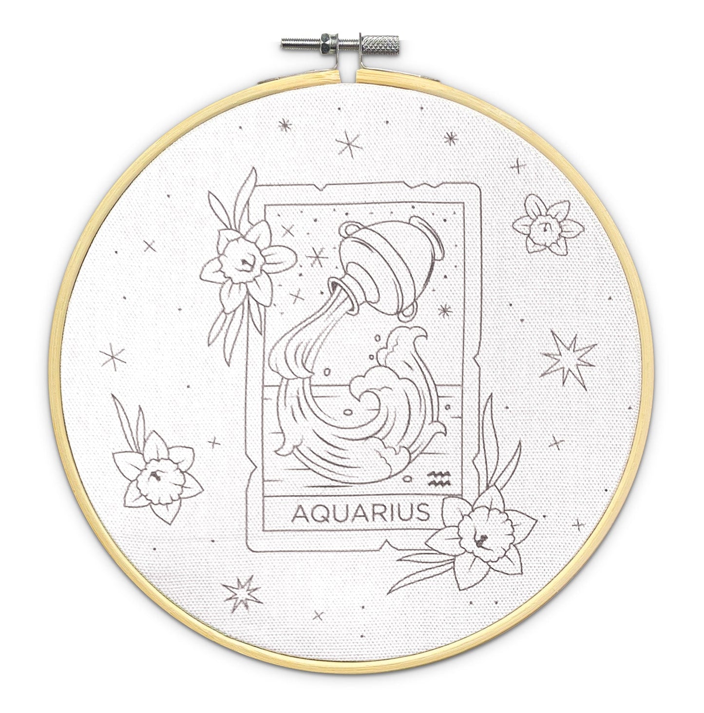 Signs of the Zodiac - Aquarius Embroidery Kit