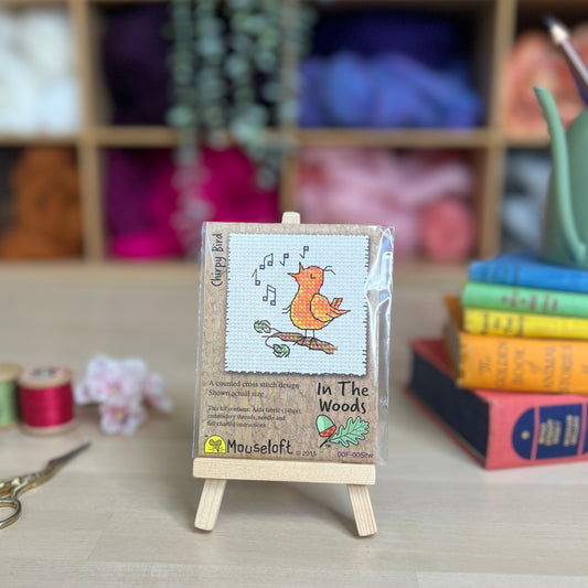 Chirpy Bird Mini Cross Stitch Kit