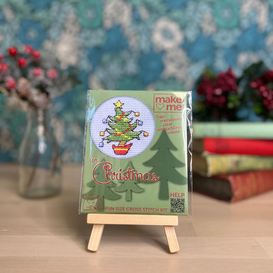 Christmas Tree Mini Cross Stitch Kit