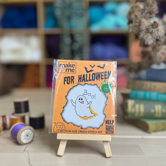 Halloween Ghost Mini Cross Stitch Kit