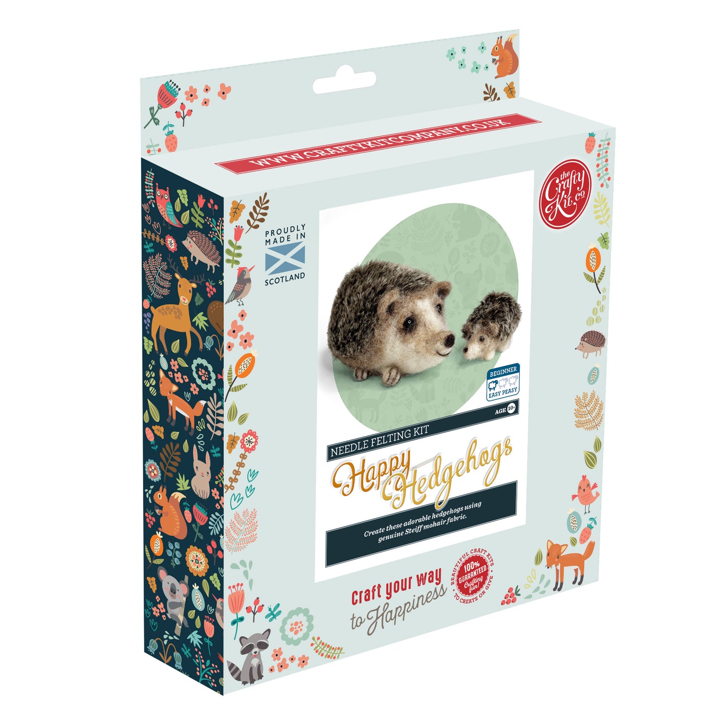 Happy Hedgehogs Needle Felting Craft Kit