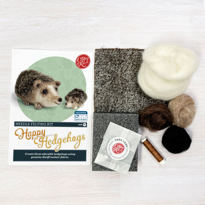 Happy Hedgehogs Needle Felting Craft Kit