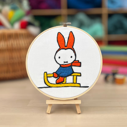 Miffy - Miffy Sledging Embroidery Kit