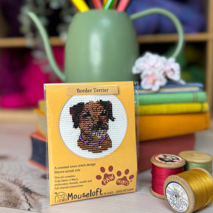 Paw Prints Mini Cross Stitch Kits