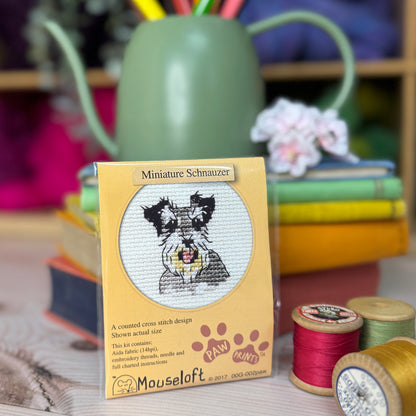 Paw Prints Mini Cross Stitch Kits