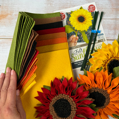 Van Gogh's Felt Sunflowers Pack