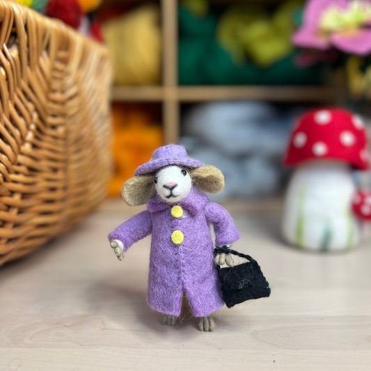 Little Mouse in a Purple Jacket