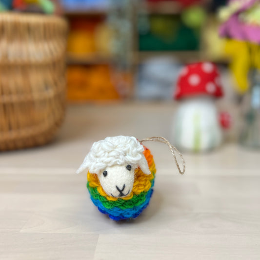 Rainbow Fluffy Sheep