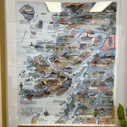 Ken Lochhead Pictorial Map of Argyll and Lochaber