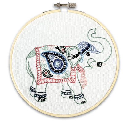 Indian Elephant - Embroidery Kit