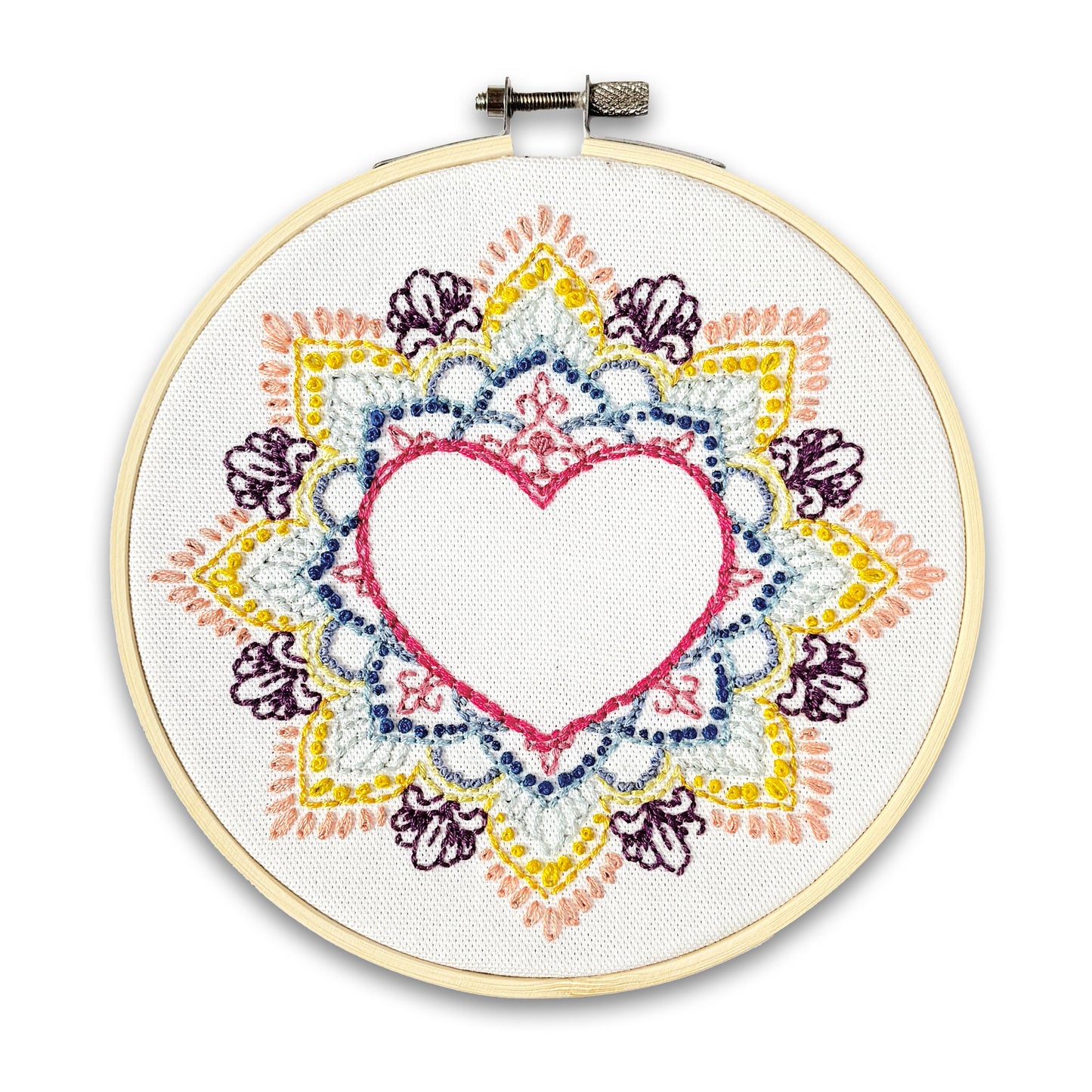 Indian Heart - Embroidery Kit