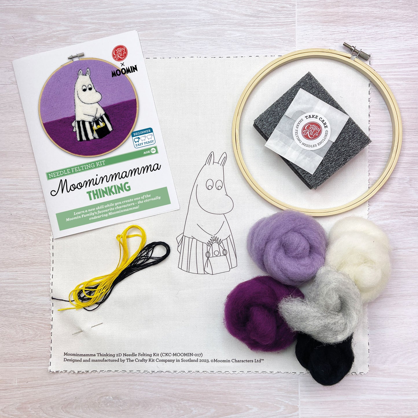 Moomin - Moominmamma Thinking Needle Felting Kit