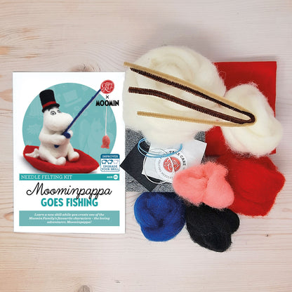 Moomin - Moominpappa Goes Fishing Needle Felting Kit