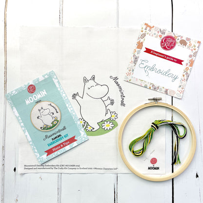 Moomin Embroidery Kit - Moomintroll Dancing Embroidery Kit