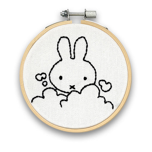 Miffy in the Bath Mini Embroidery Kit