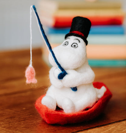 Moomin - Moominpappa Goes Fishing Needle Felting Kit