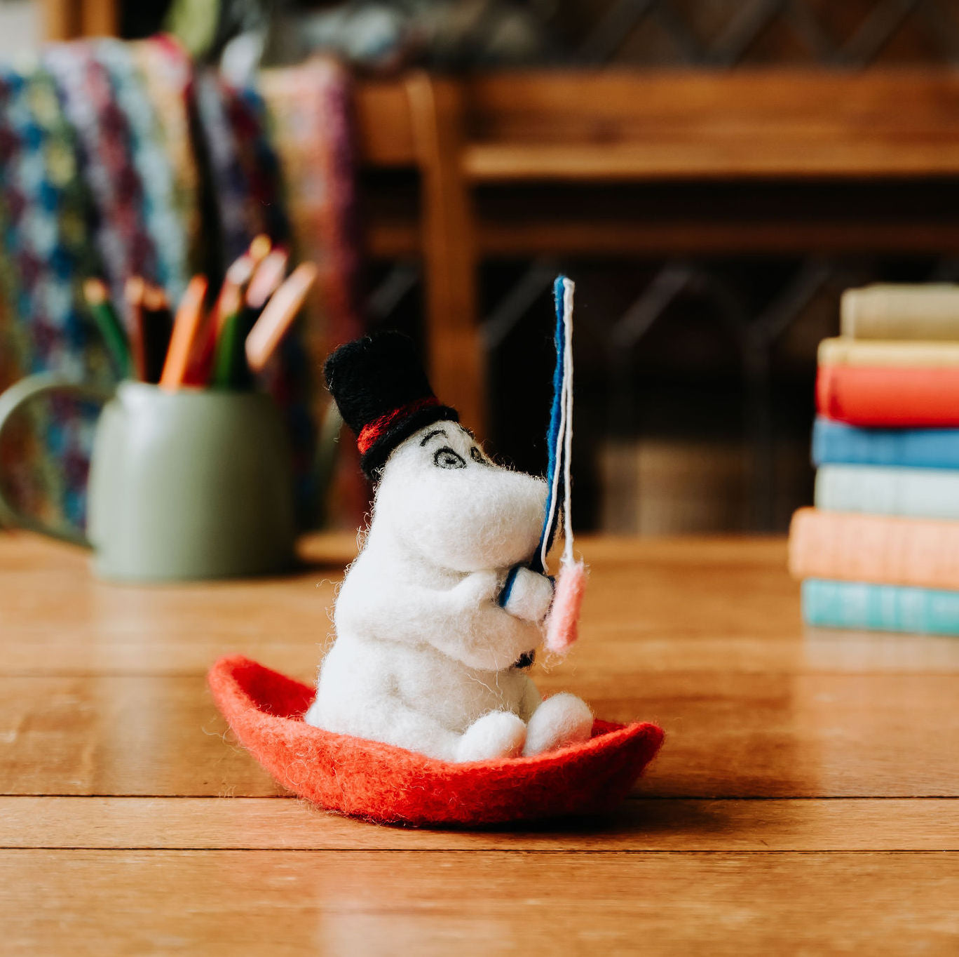 Moomin - Moominpappa Goes Fishing Needle Felting Kit