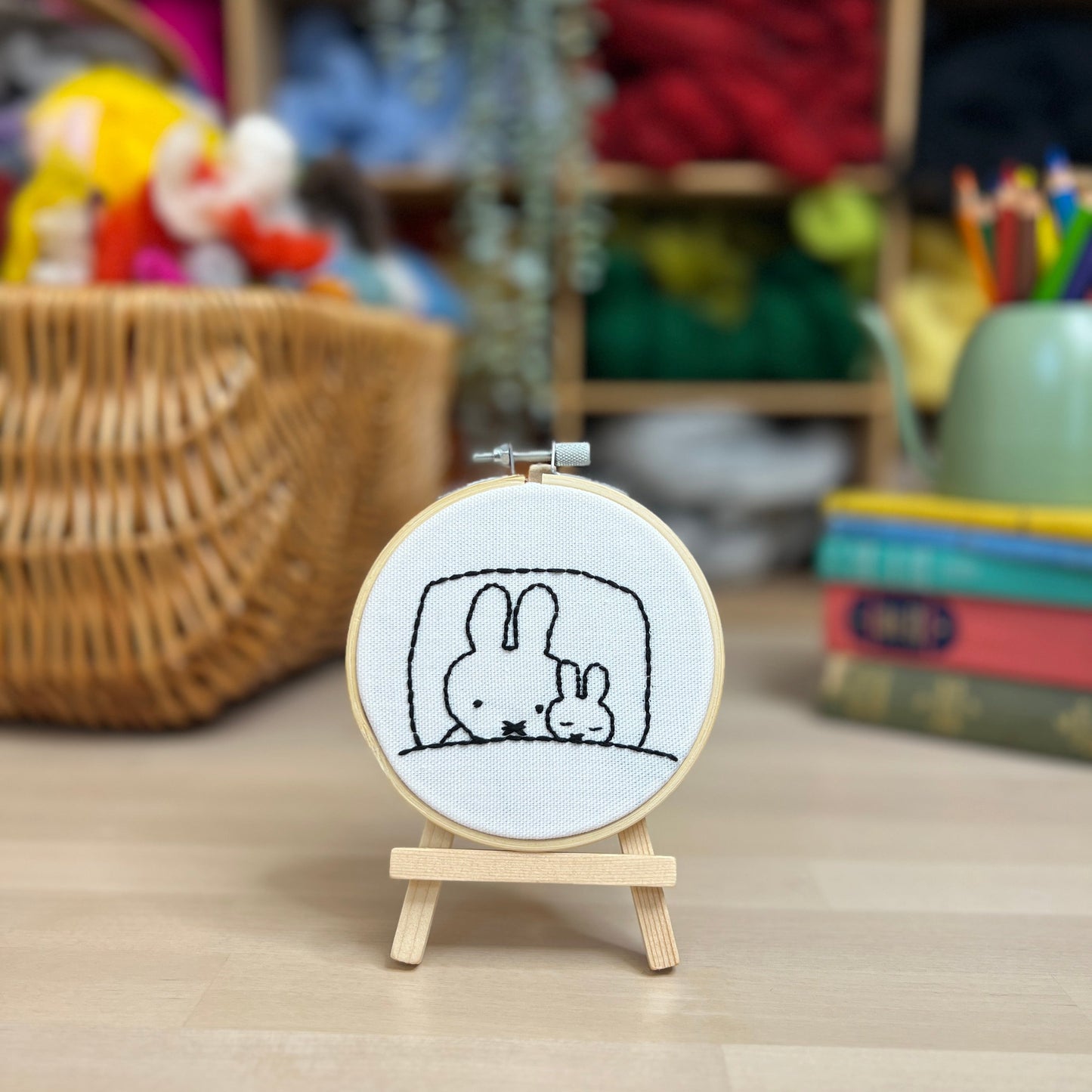 Miffy and the New Baby Mini Embroidery Kit