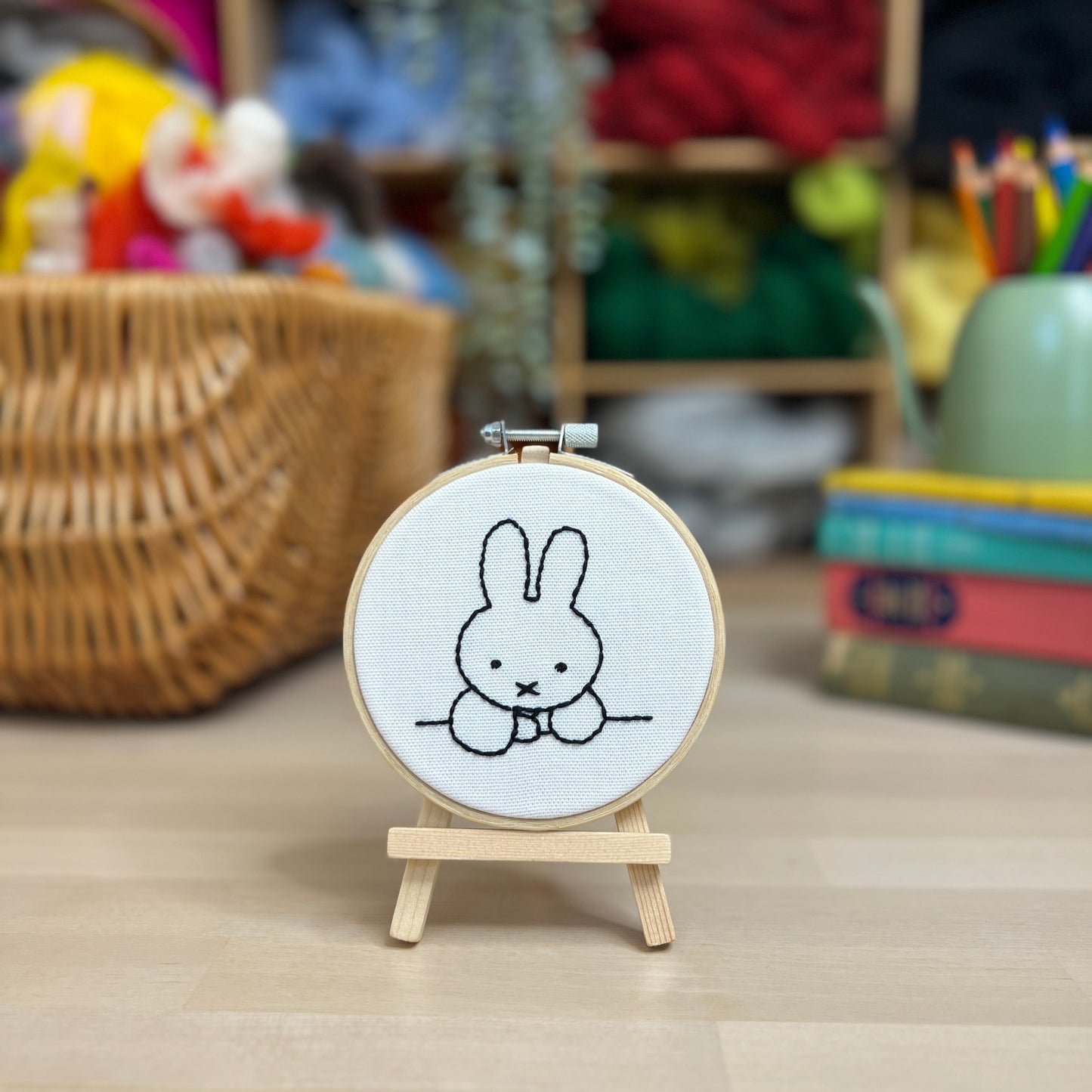 Miffy at the Table Mini Embroidery Kit