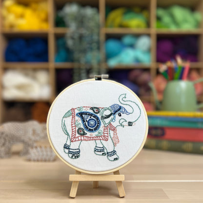 Indian Elephant - Embroidery Kit