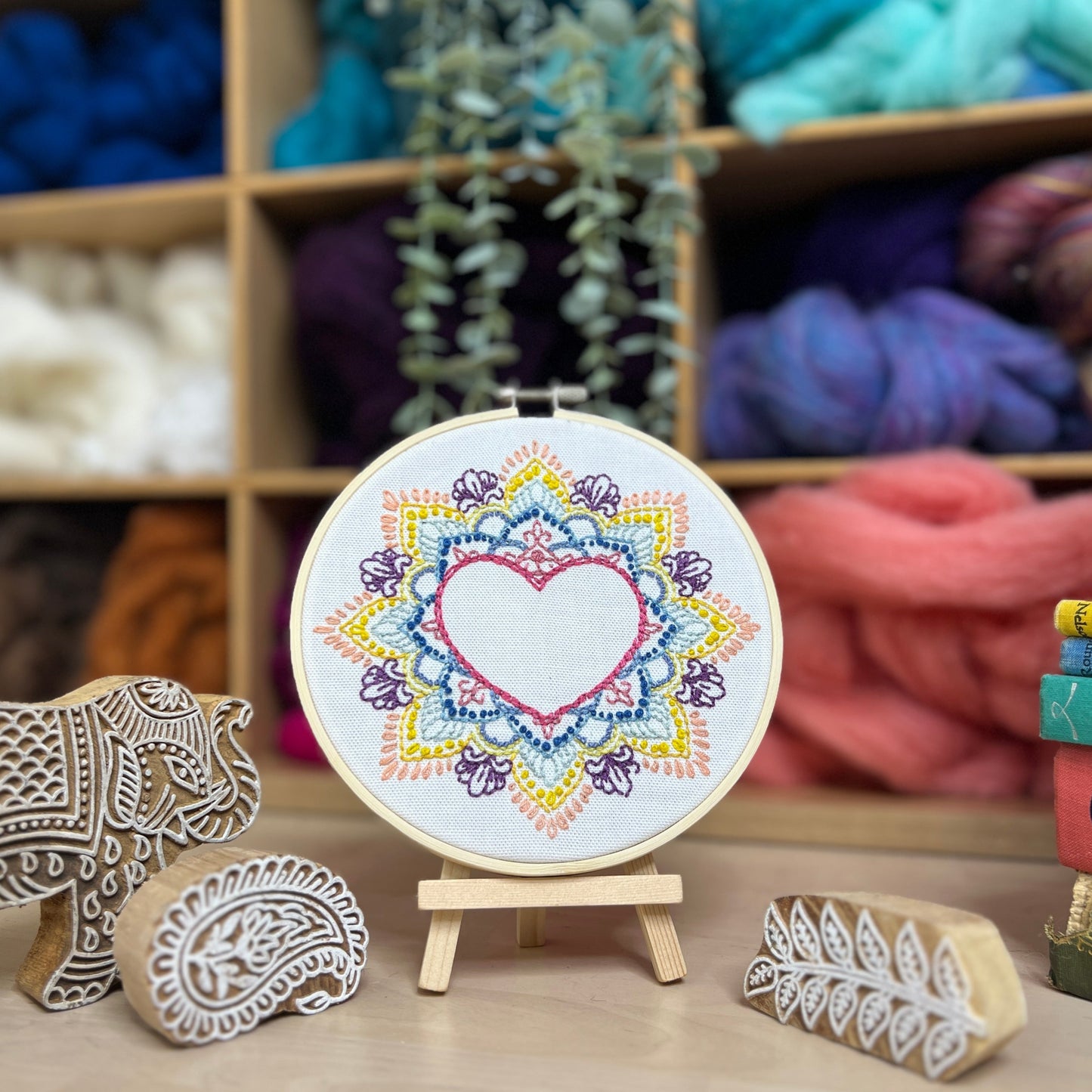 Indian Heart - Embroidery Kit