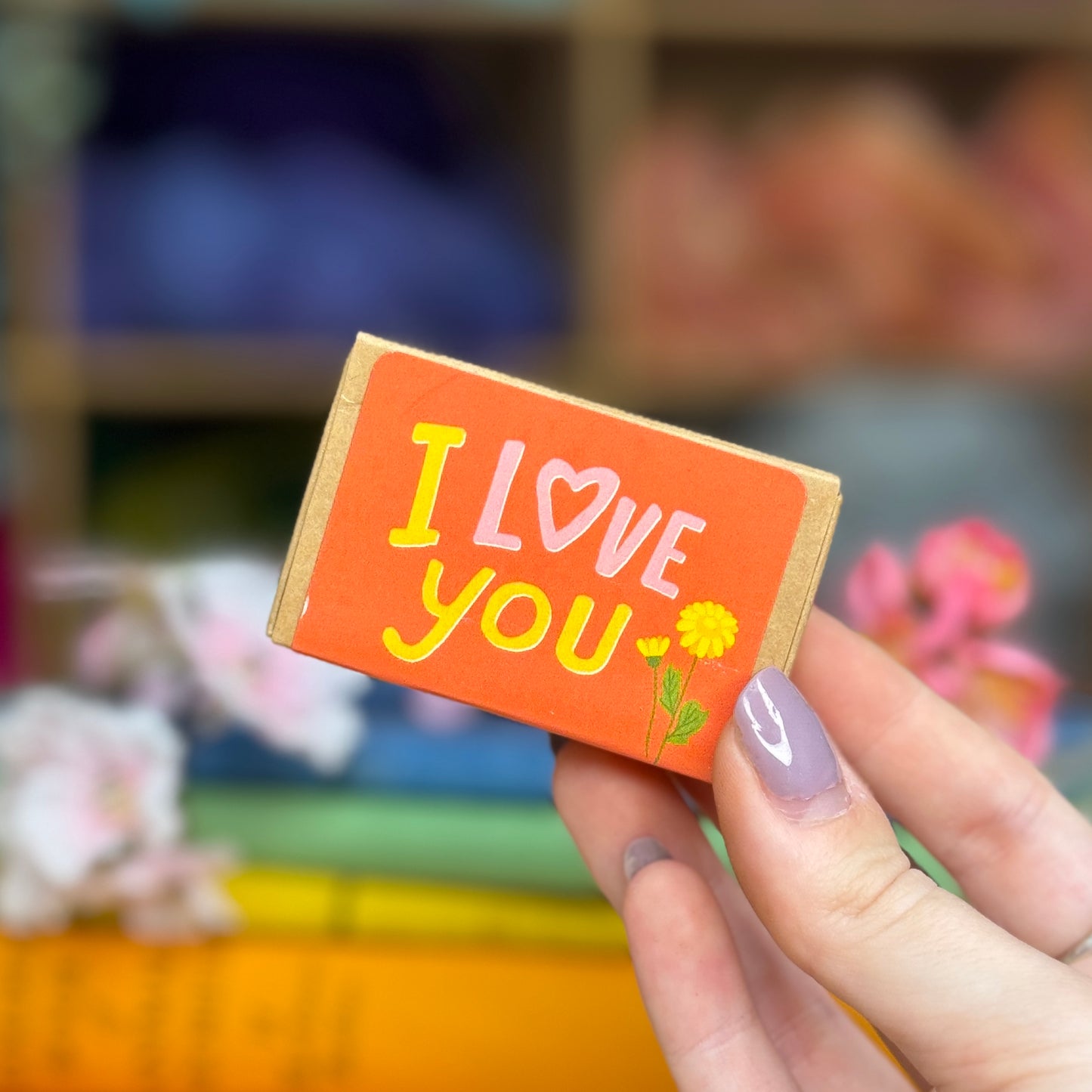 Seedball 'I Love You' Matchbox