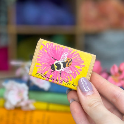 Seedball Bumblebee & Flower Matchbox