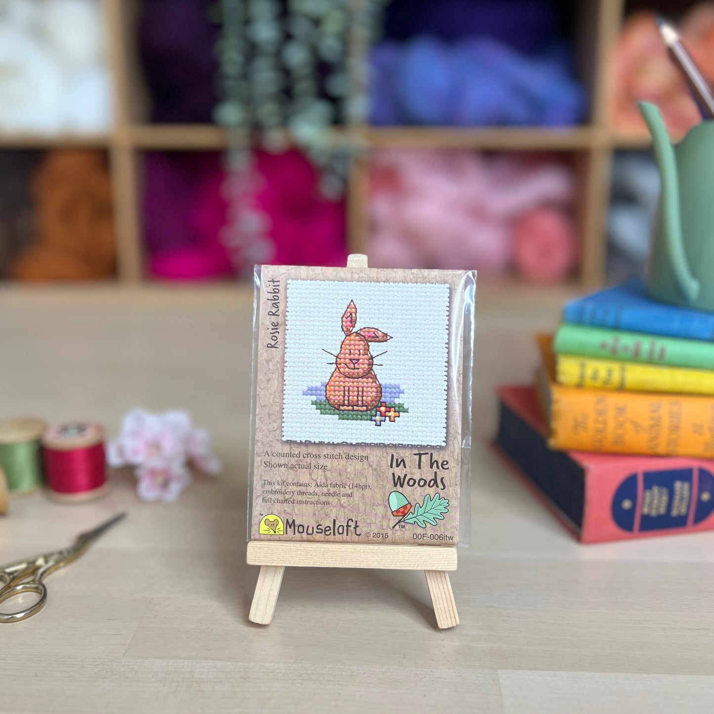 Rosie Rabbit Mini Cross Stitch Kit