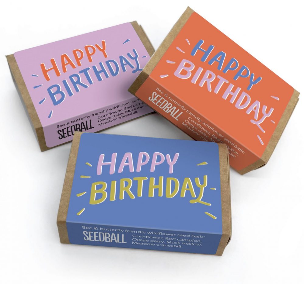 Seedball 'Happy Birthday' Matchbox