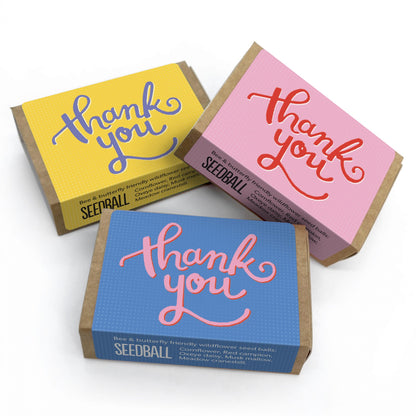 Seedball 'Thank You' Matchbox