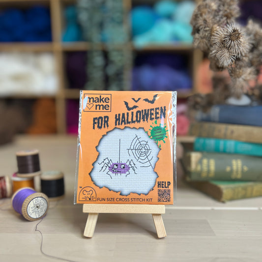 Halloween Spider Mini Cross Stitch Kit