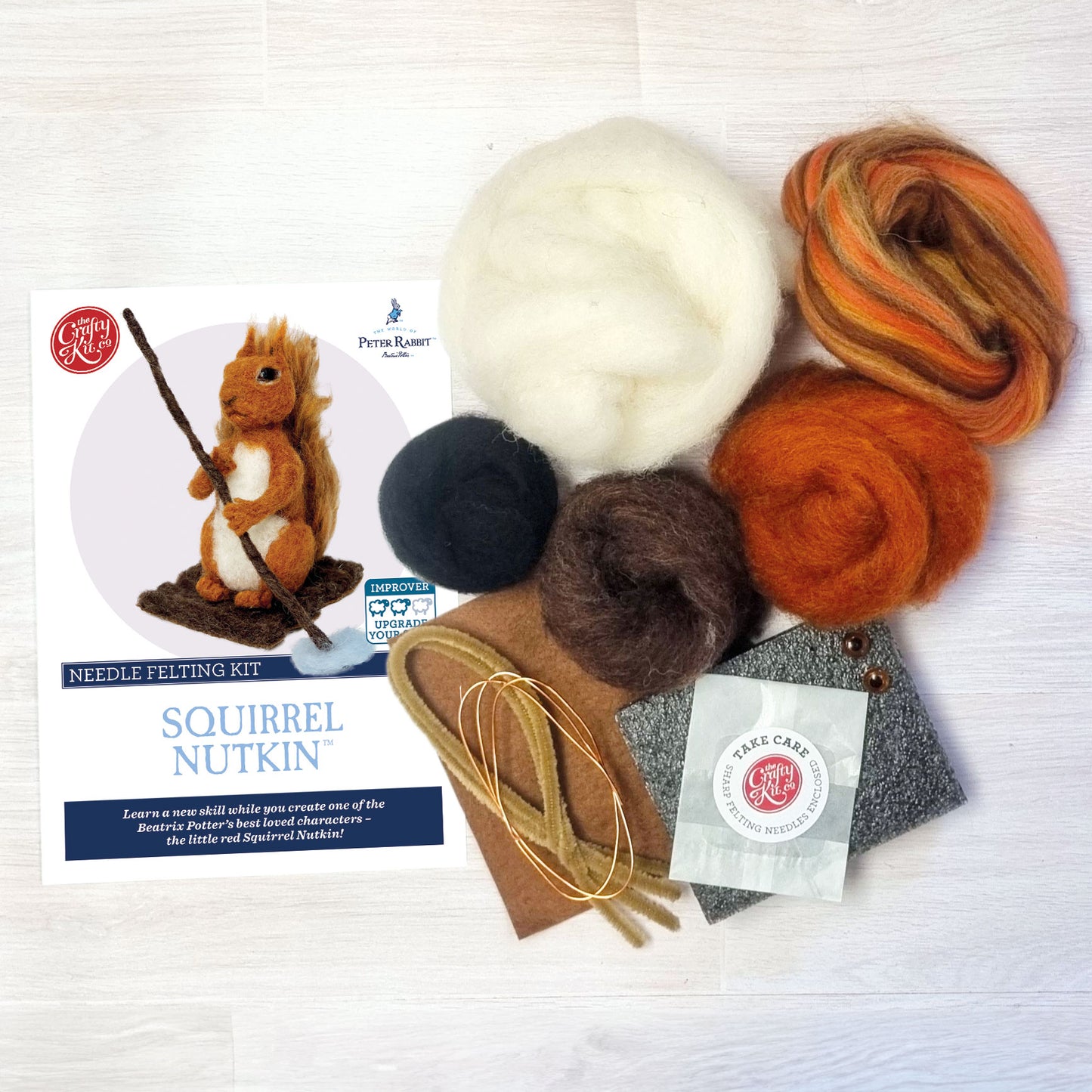 Beatrix Potter - Squirrel Nutkin Needle Felting Craft Kit