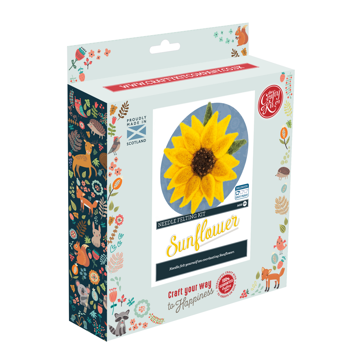 Sunflower Needle Felting Craft Kit