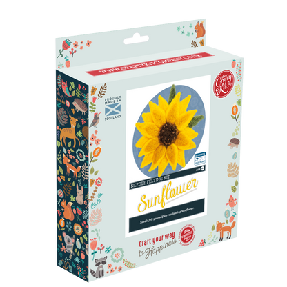 Sunflower Needle Felting Craft Kit