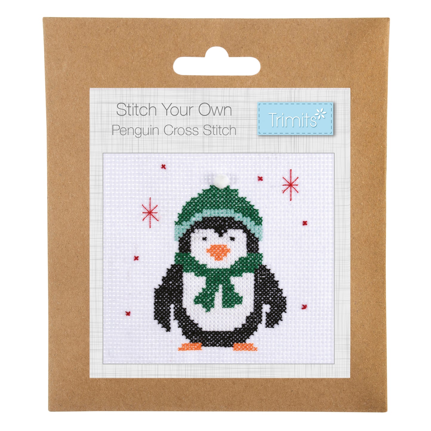 Trimits Stitch your Own Penguin Cross Stitch Craft Kit