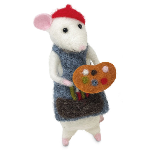 The Artist Mouse Needle Felting Craft Kit