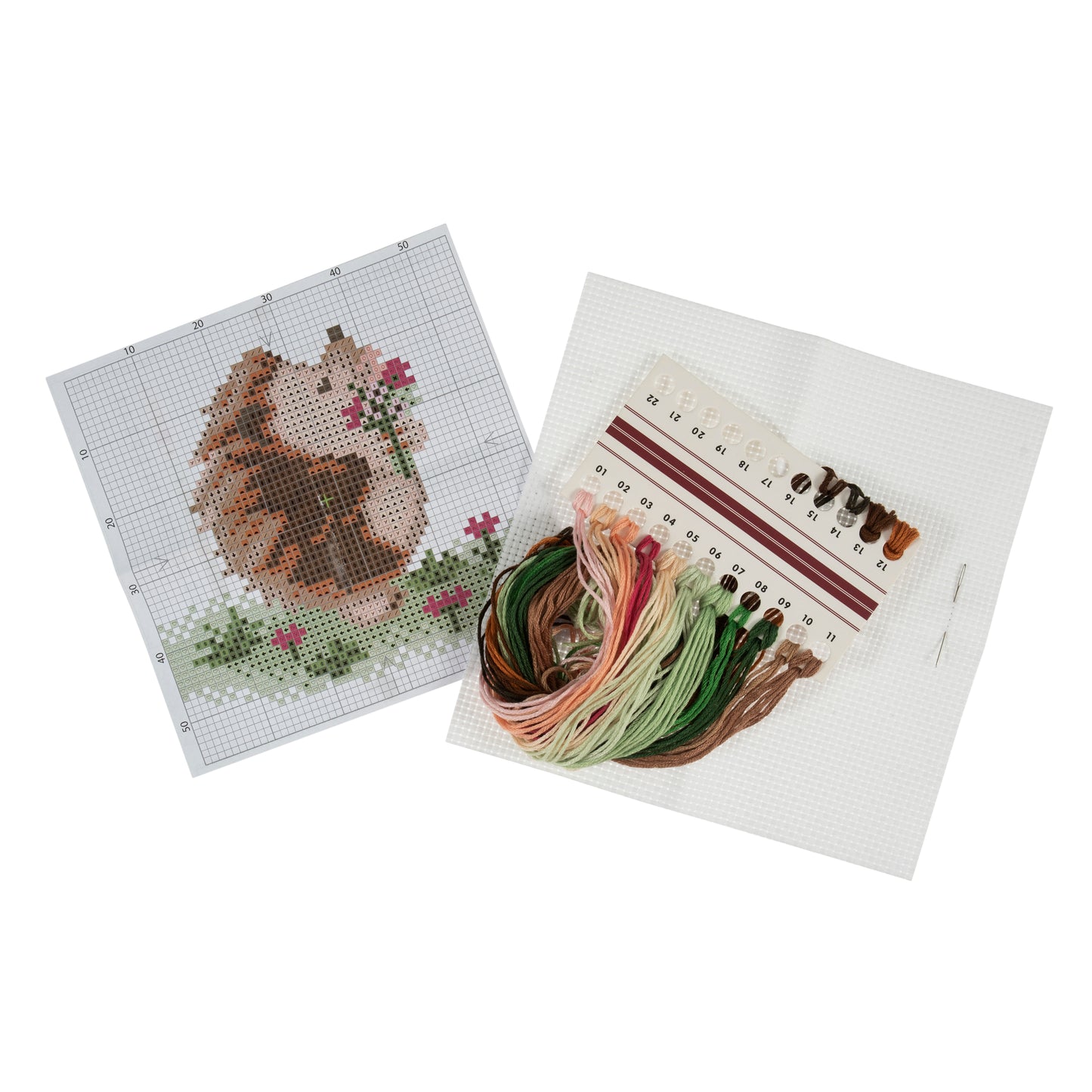 Trimits Stitch your Own Hedgehog Cross Stitch Craft Kit