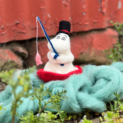 Moomin - Moominpappa Goes Fishing Needle Felting Kit