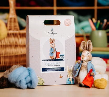 Beatrix Potter - Peter Rabbit and his Pocket Handkerchief Needle Felting Craft Kit