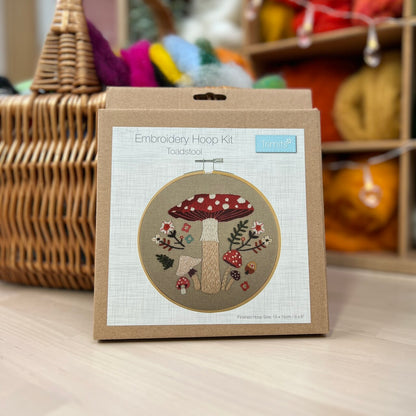 Trimits Toadstool Embroidery Hoop Craft Kit