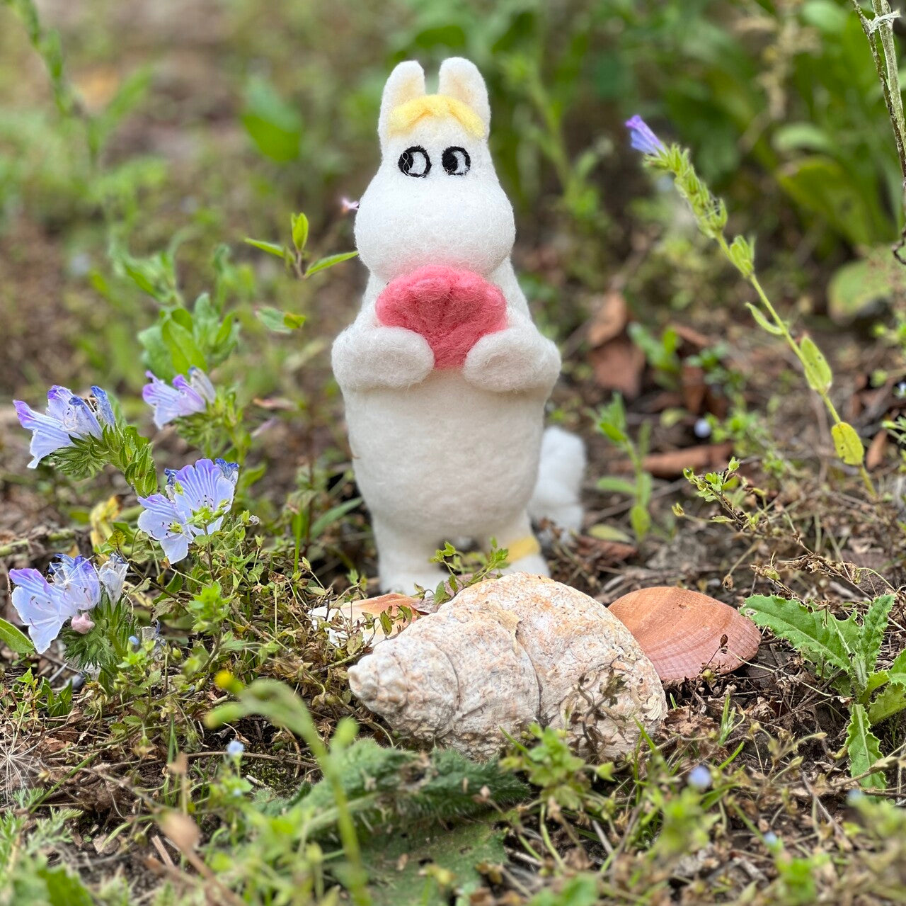 Moomin - Snorkmaiden Finds a Shell Needle Felting Kit