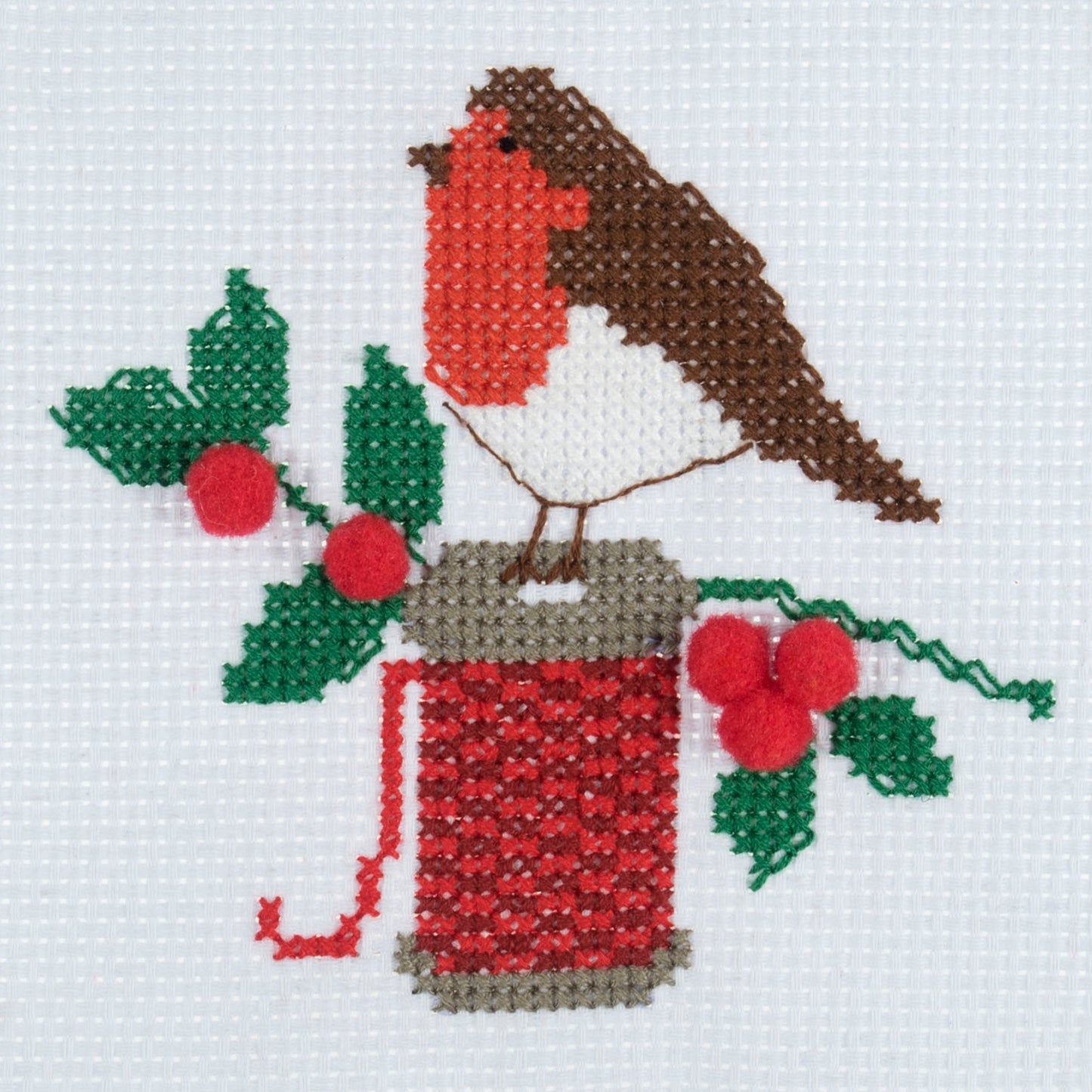 Trimits Stitch your Own Robin Christmas Cross Stitch Craft Kit