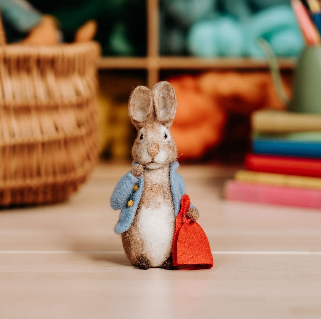 Beatrix Potter - Peter Rabbit and his Pocket Handkerchief Needle Felting Craft Kit