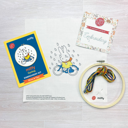 Miffy - Miffy Cycling Embroidery Kit