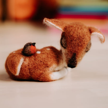 Sleepy Fawn Needle Felting Craft Kit