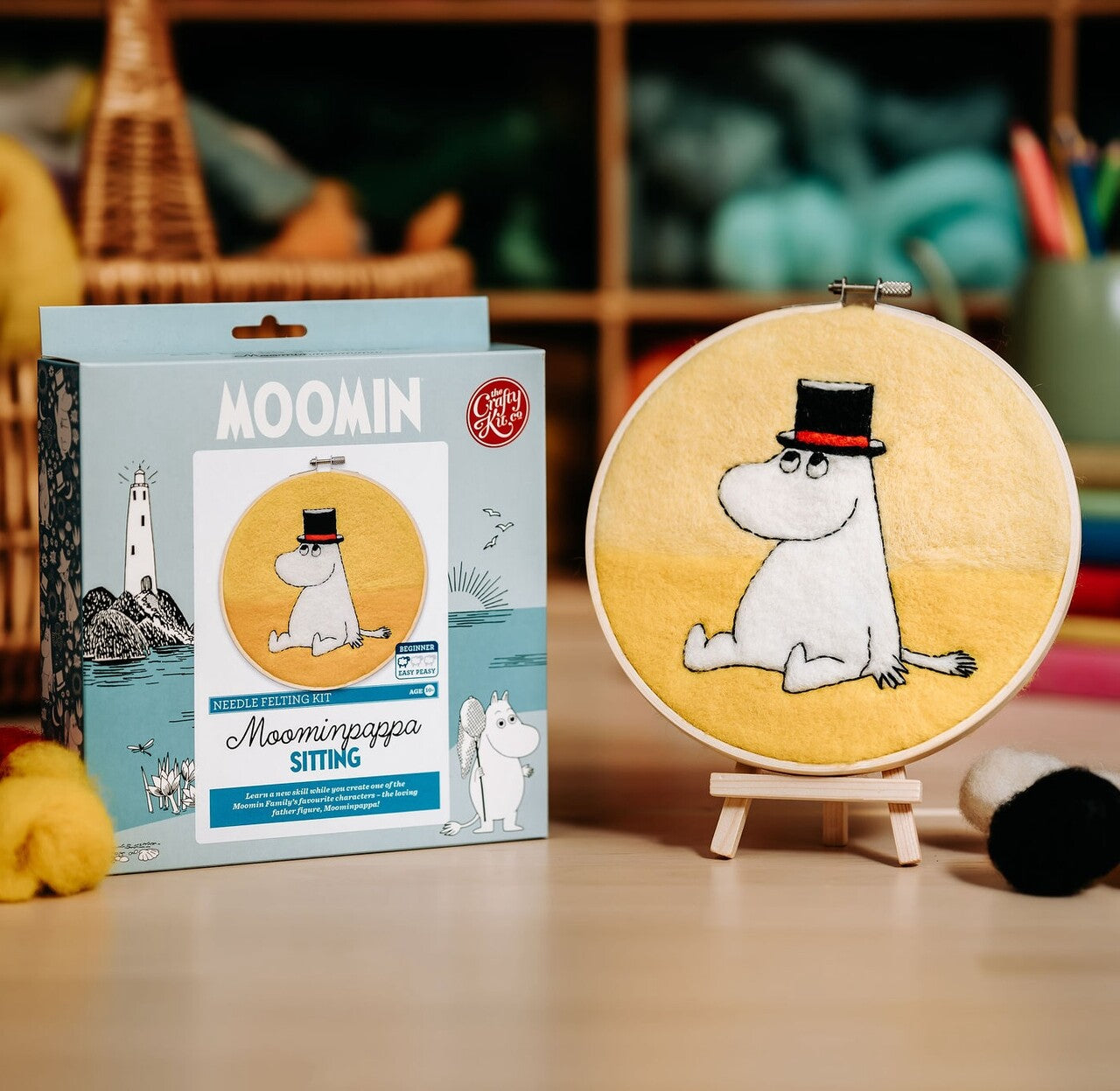 Moomin - Moominpappa Sitting Needle Felting Kit