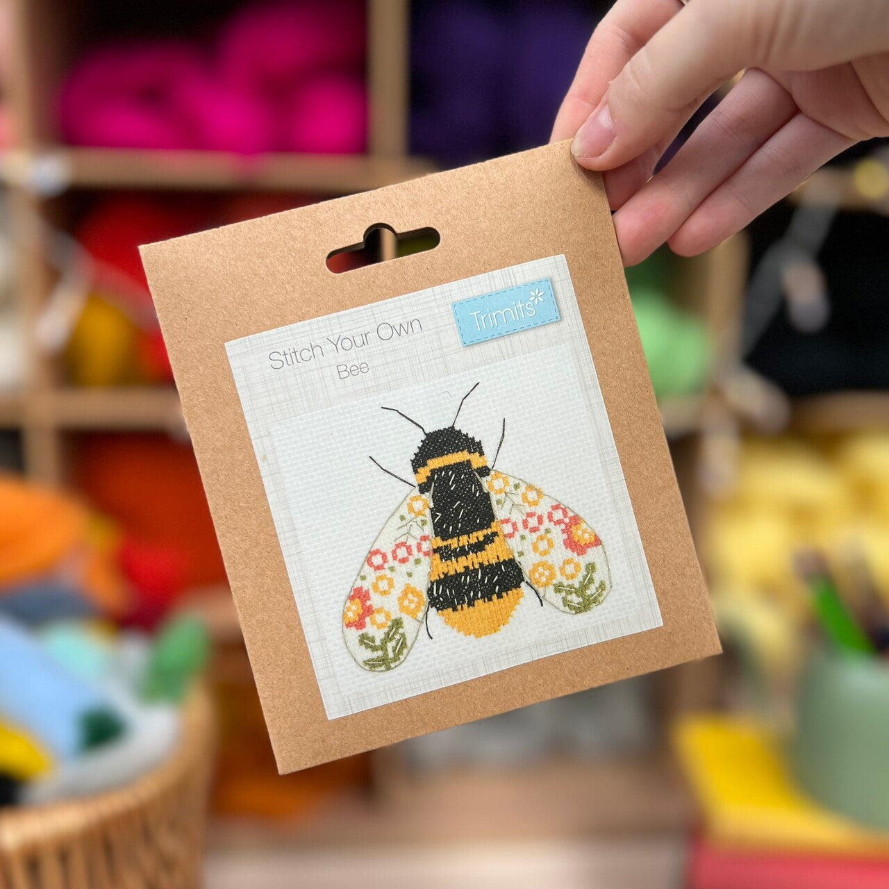 Trimits Stitch your Own Bee Cross Stitch Craft Kit